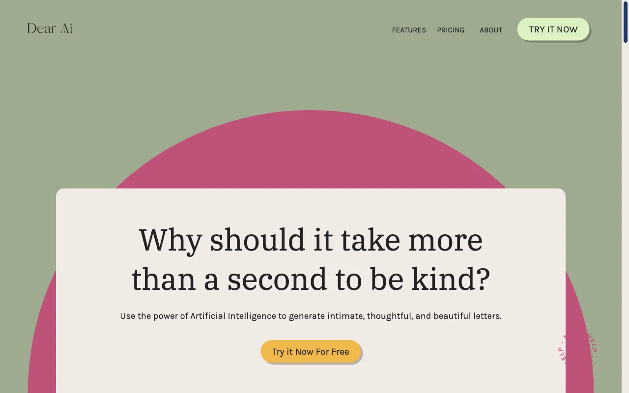 Dear Ai — preview screenshot