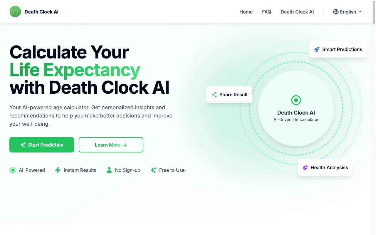Death Clock AI — preview screenshot