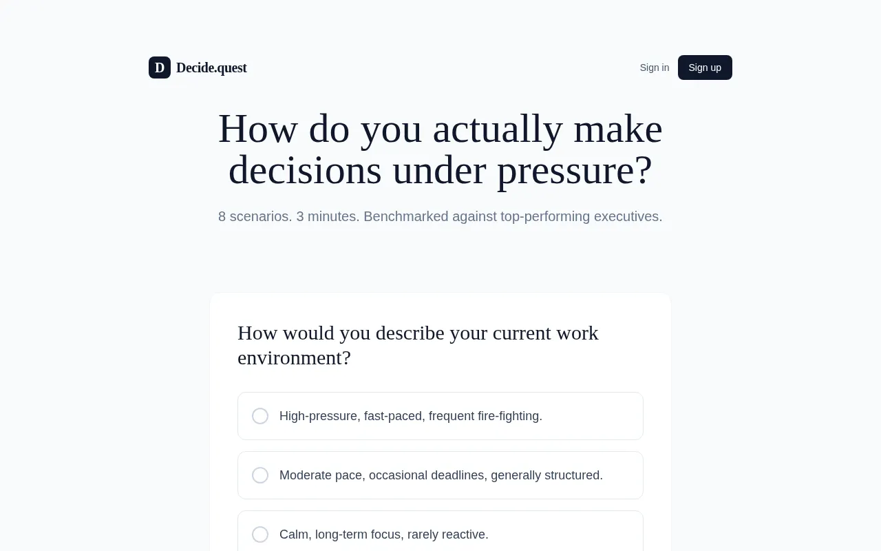 Decide.Quest — preview screenshot