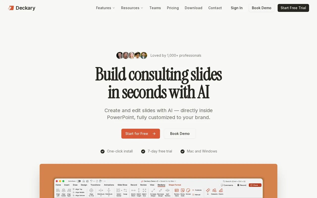 Deckary — preview screenshot