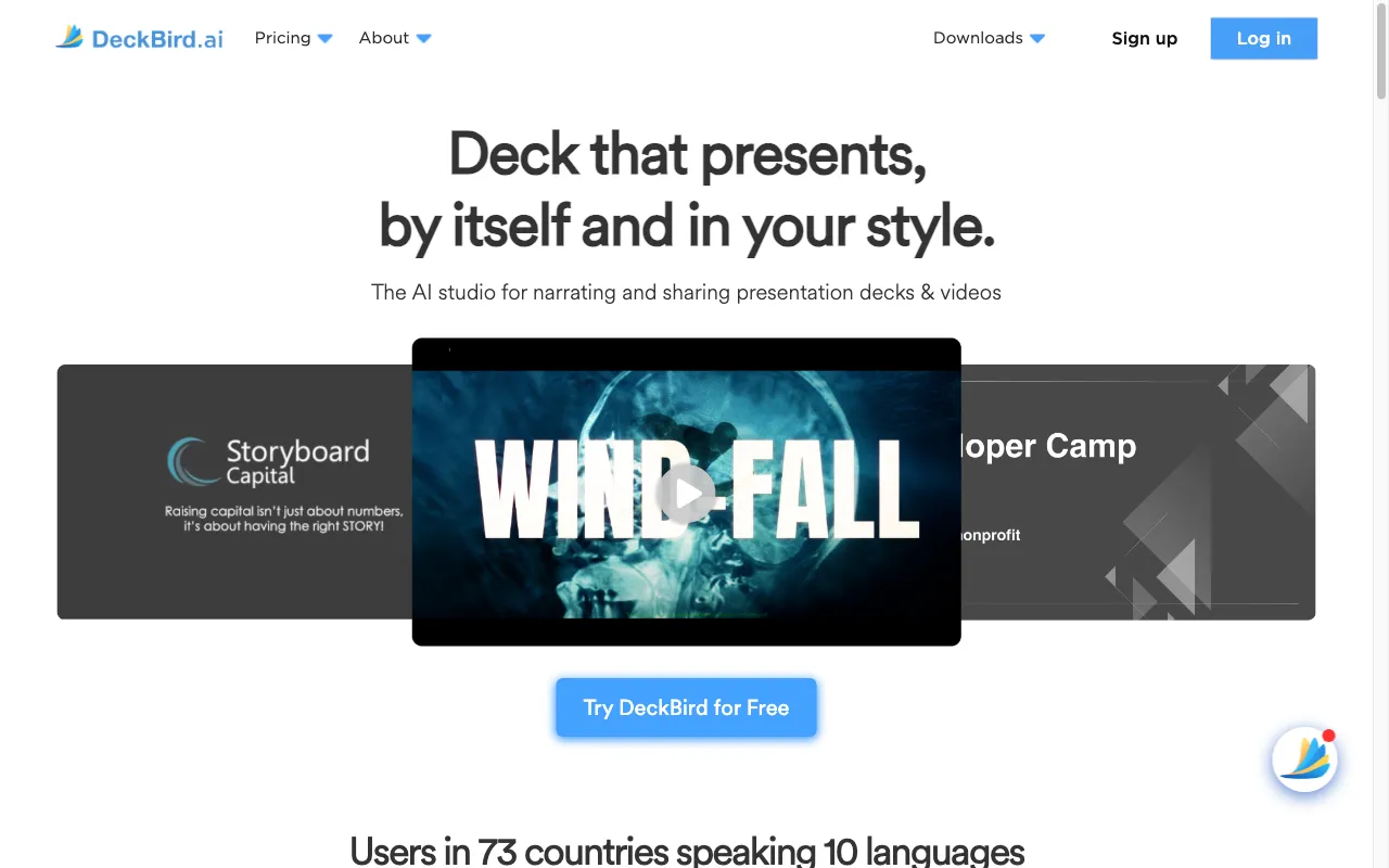 DeckBird.ai — preview screenshot