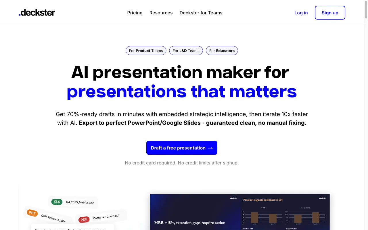 Deckster — preview screenshot
