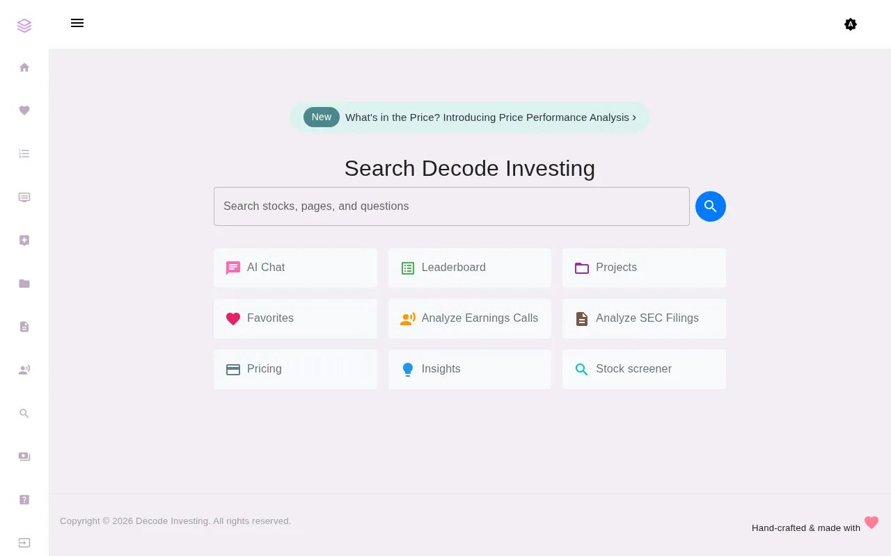 Decode Investing — preview screenshot