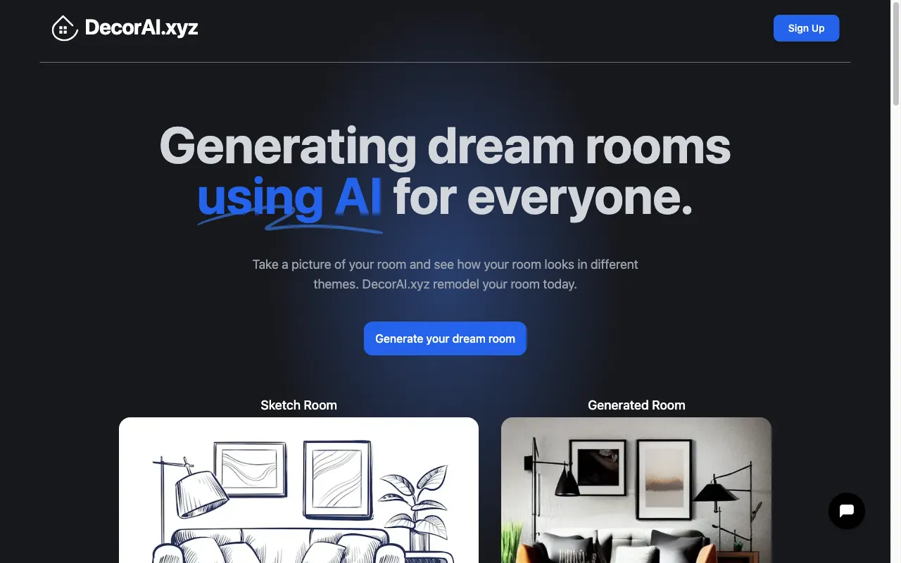DecorAI.xyz — preview screenshot