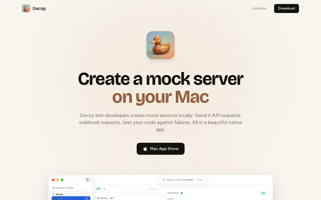 Decoy — preview screenshot