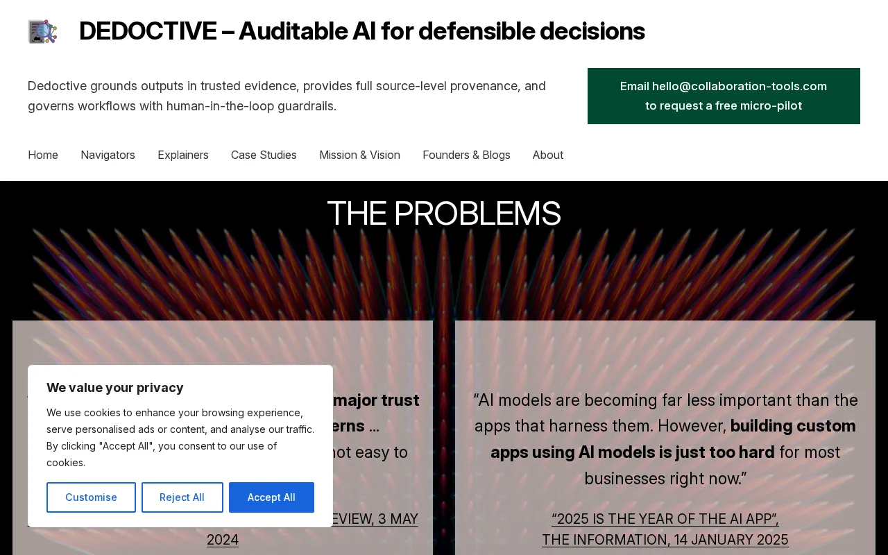 Dedoctive — preview screenshot