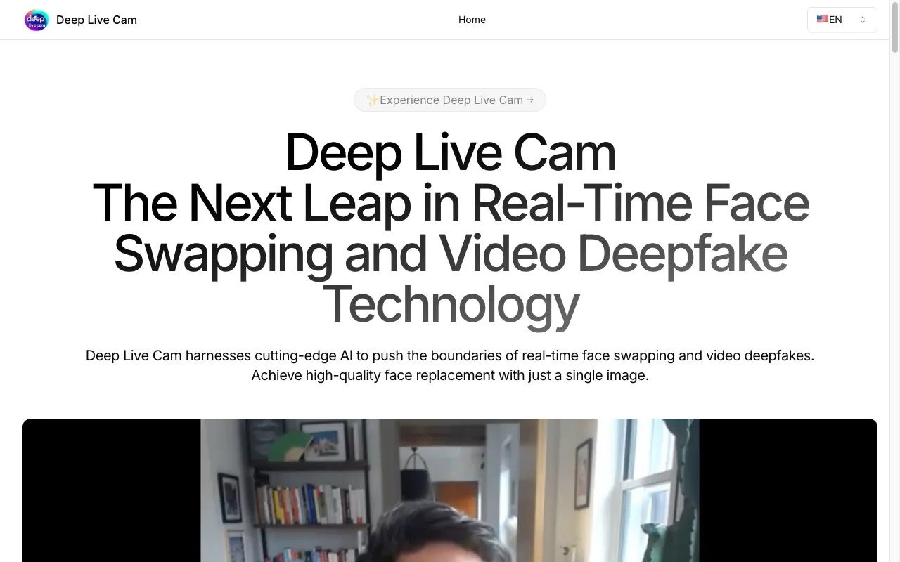 Deep Live Cam — preview screenshot