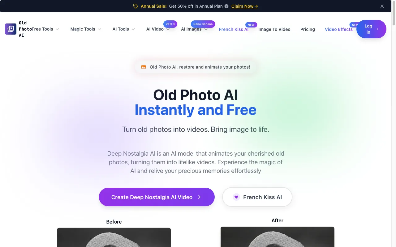 Old Photo AI — preview screenshot