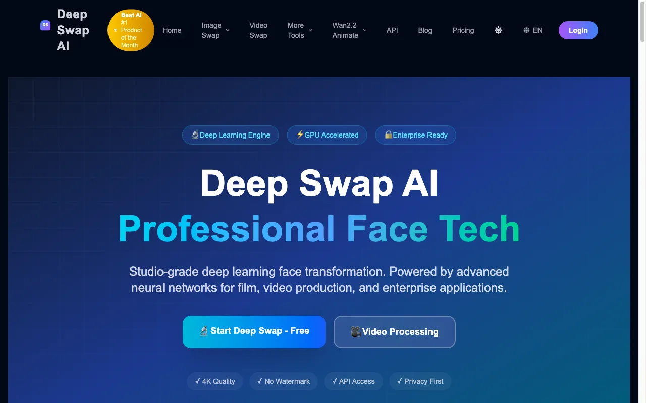 Deep Swap AI — preview screenshot