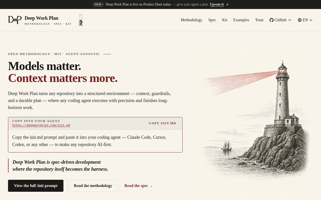 Deep Work Plan — preview screenshot