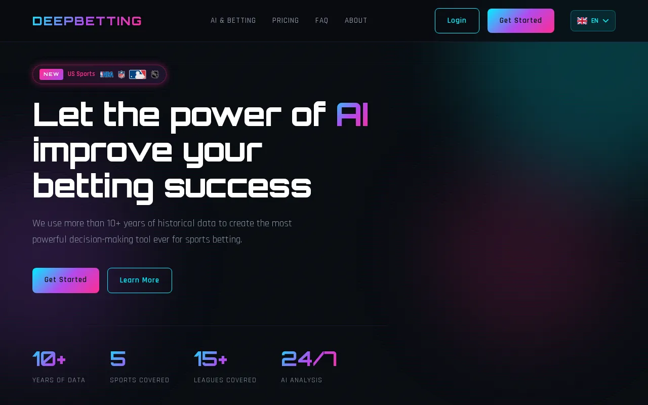 Deepbetting.io — preview screenshot