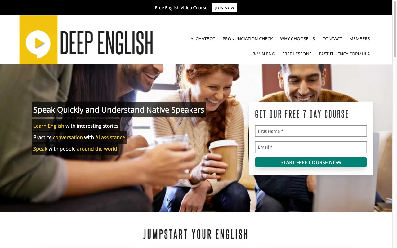 Deep English — preview screenshot