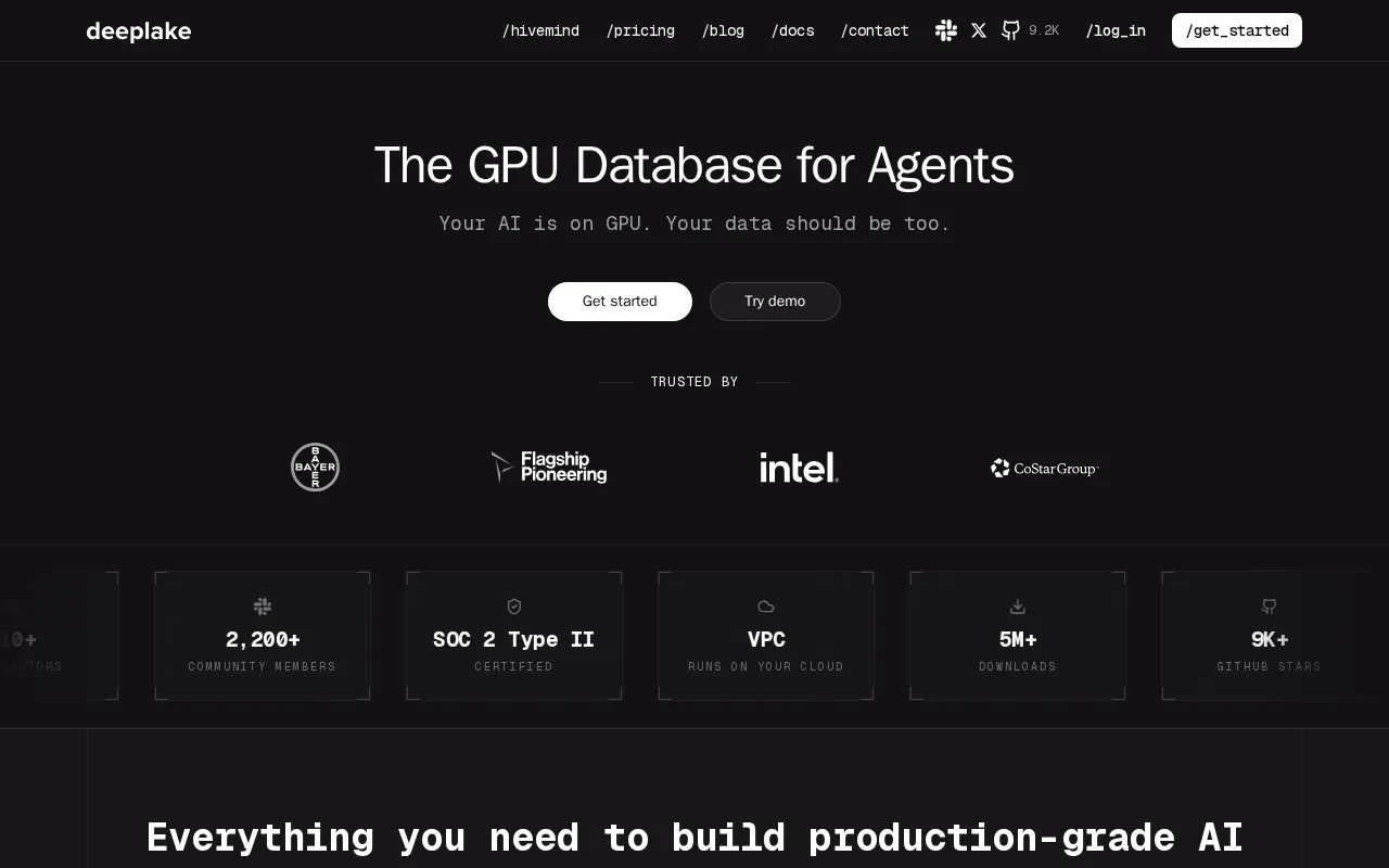 Deeplake — preview screenshot