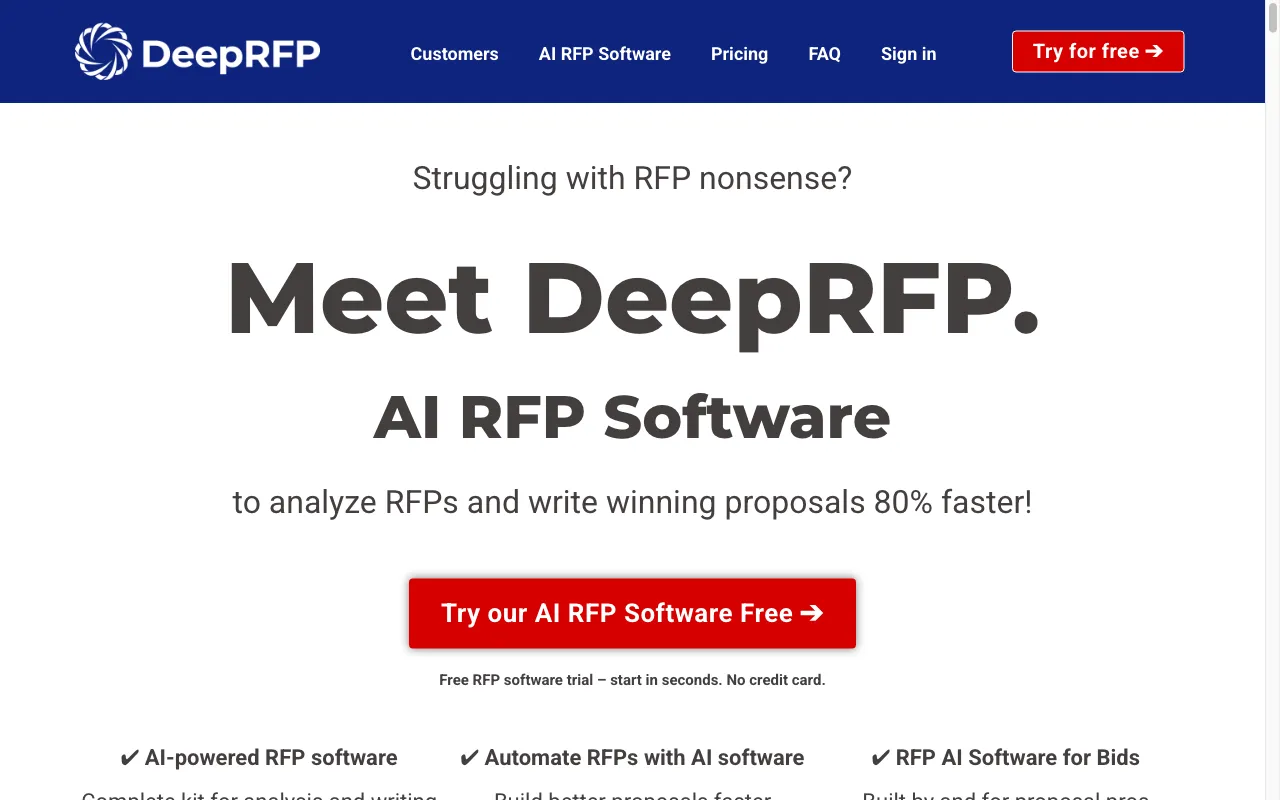 DeepRFP — preview screenshot