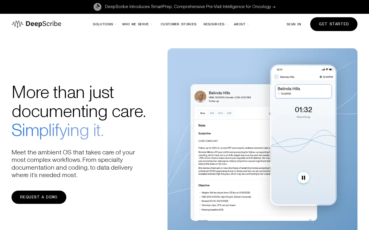 DeepScribe — preview screenshot