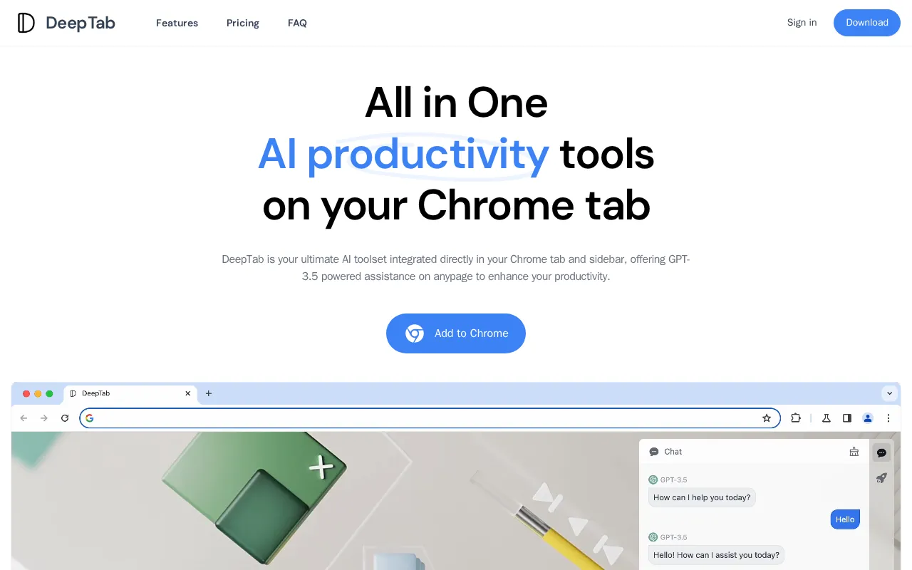 DeepTab — preview screenshot