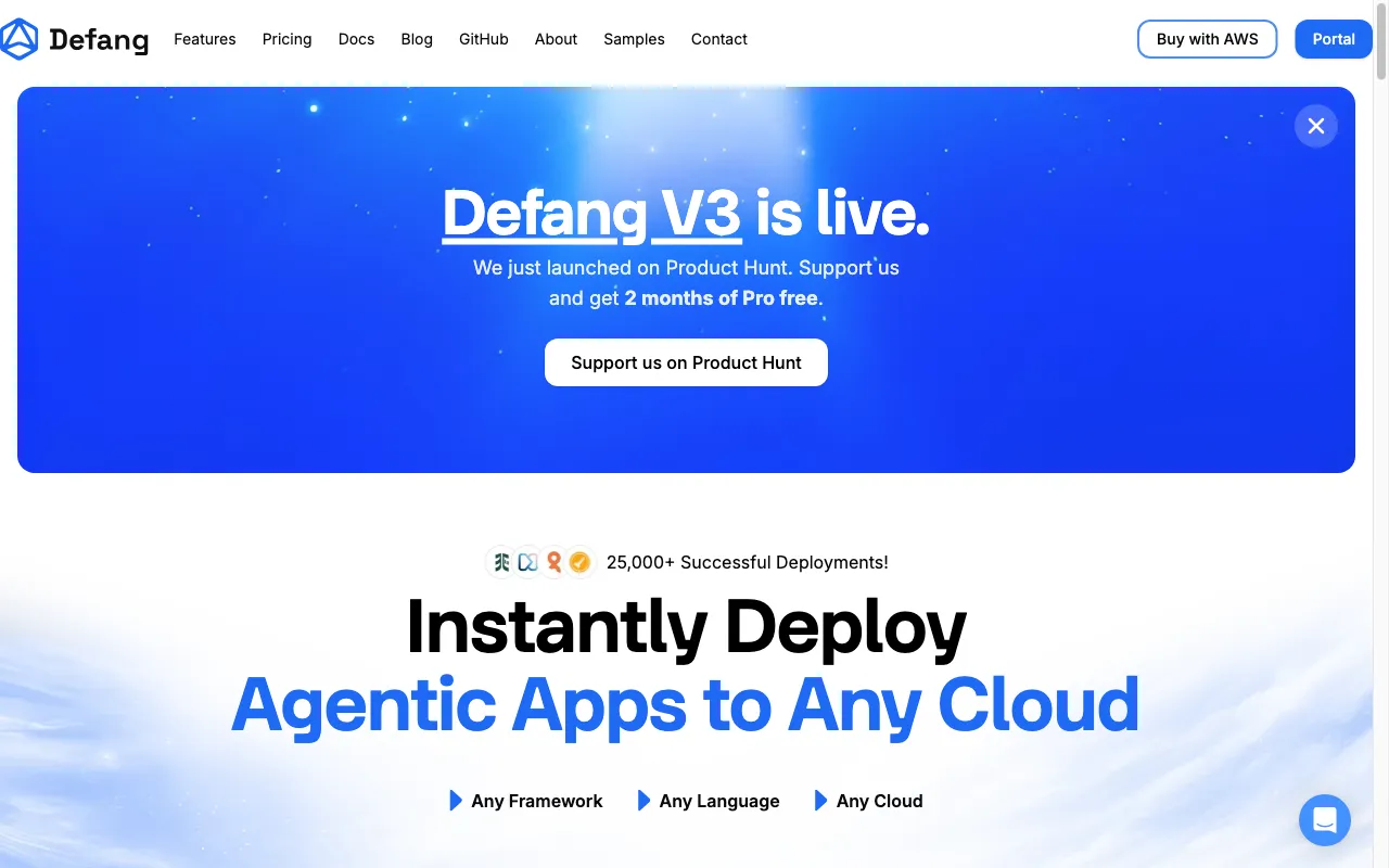 Defang — preview screenshot