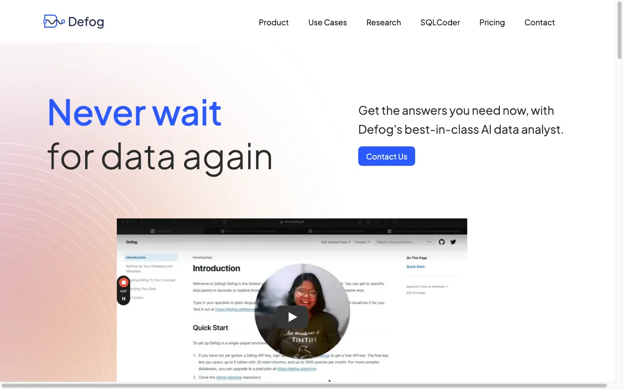 Defog — preview screenshot