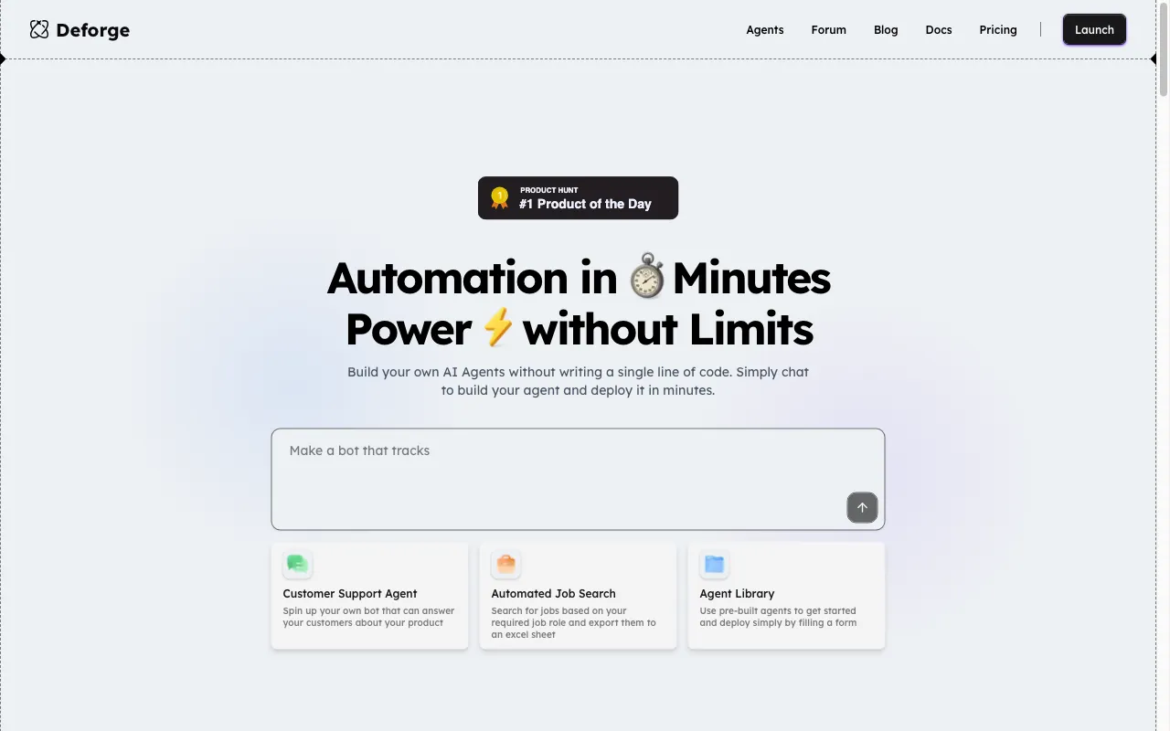 Deforge — preview screenshot