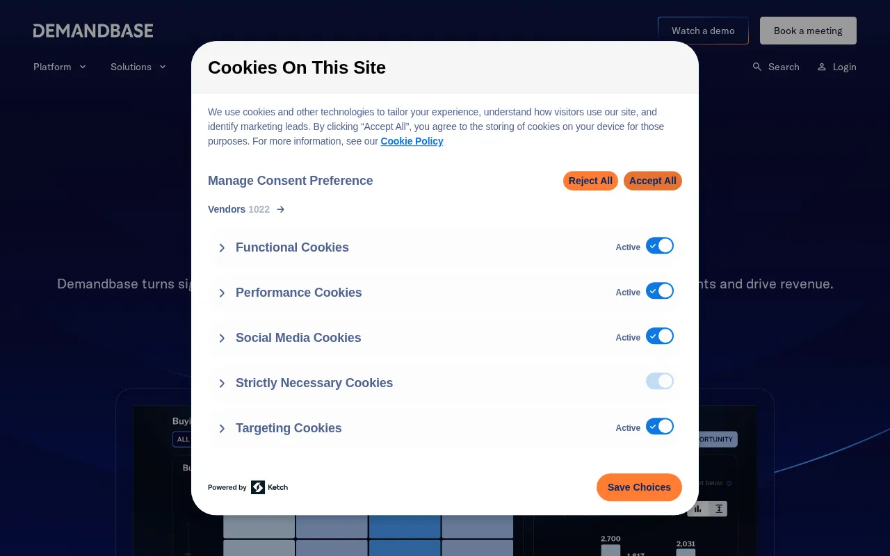 Demandbase One — preview screenshot
