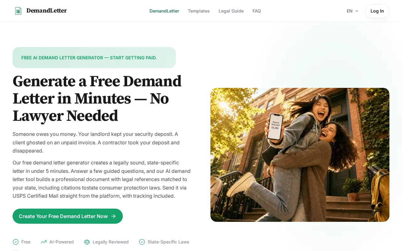 DemandLetter — preview screenshot