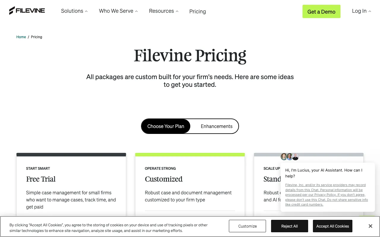 DemandsAI — pricing page