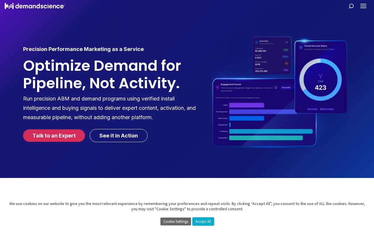 DemandScience — preview screenshot
