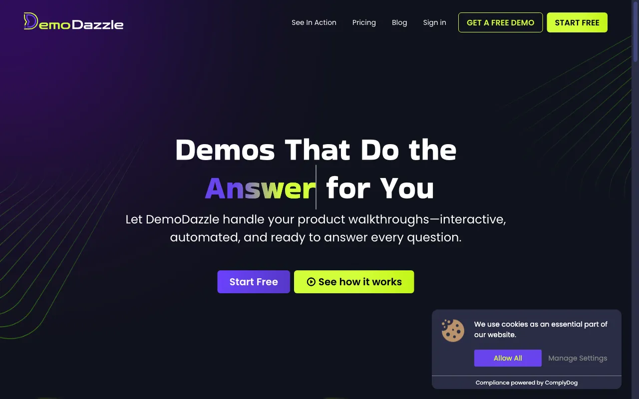 DemoDazzle — preview screenshot