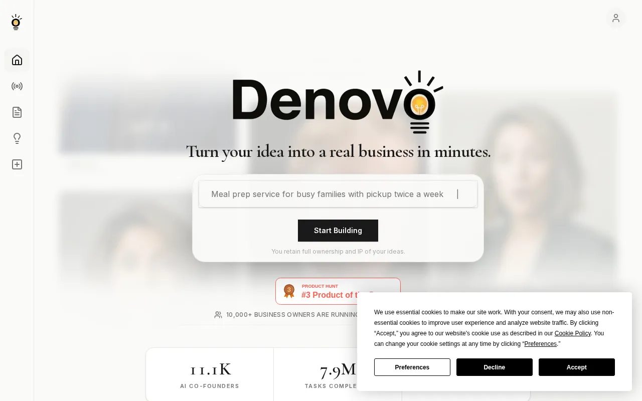 Denovo — preview screenshot