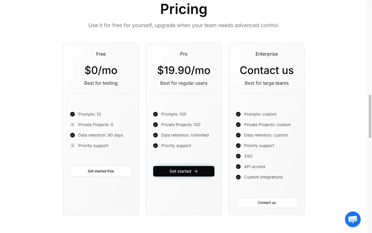 Deploya — pricing page