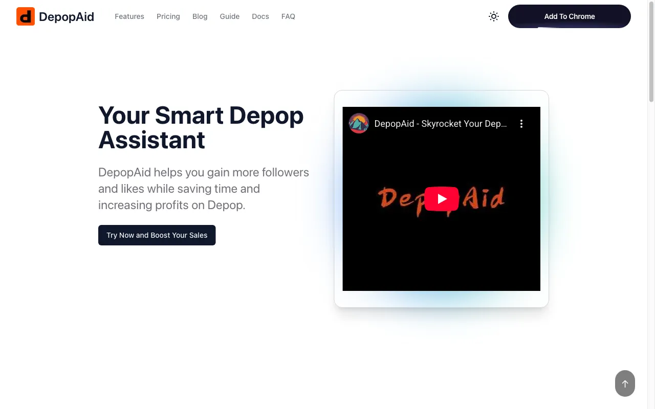 DepopAid — preview screenshot