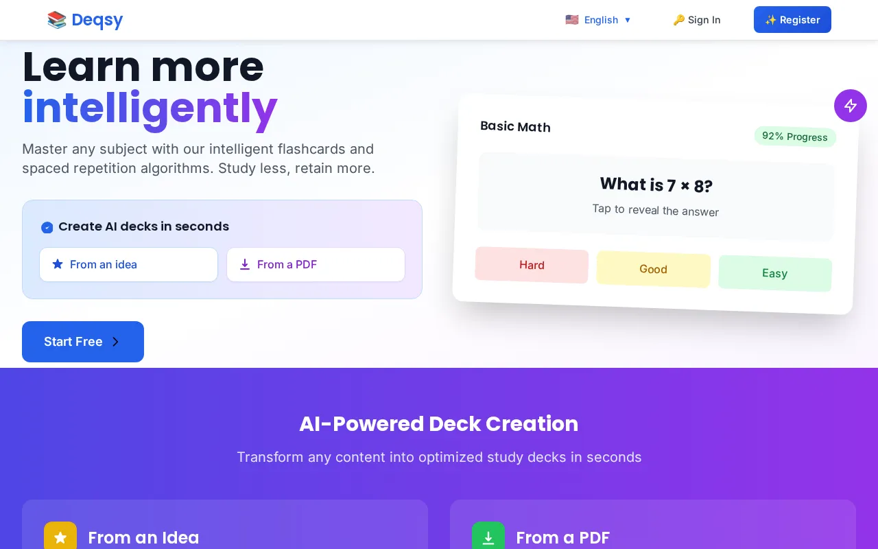 Deqsy — preview screenshot