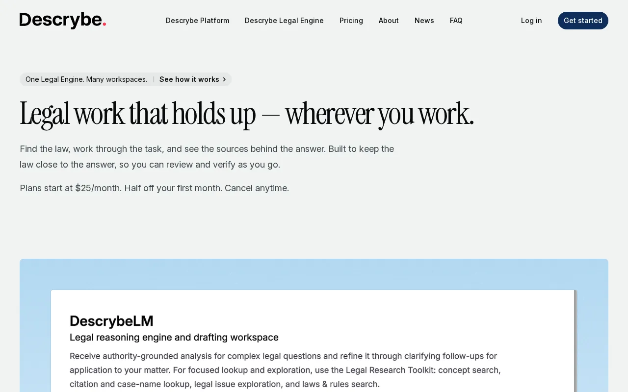 Descrybe — preview screenshot