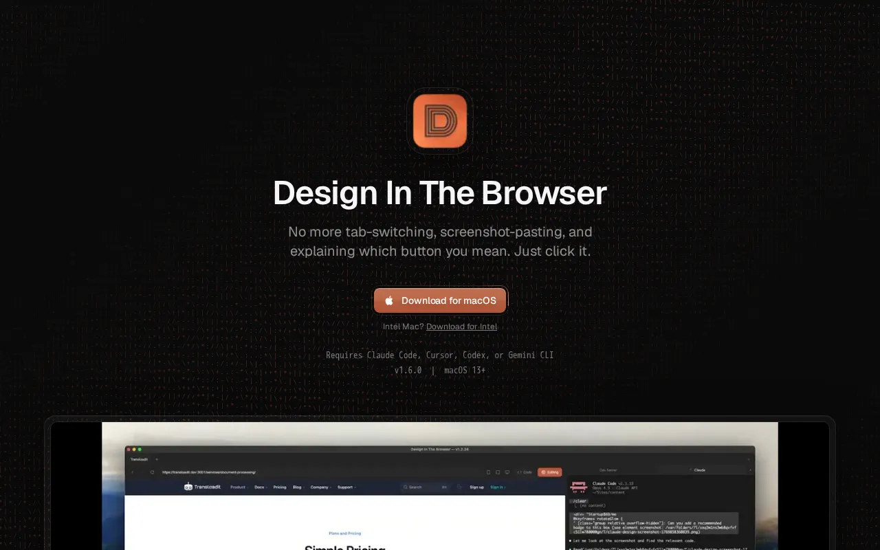 Design In The Browser — preview screenshot