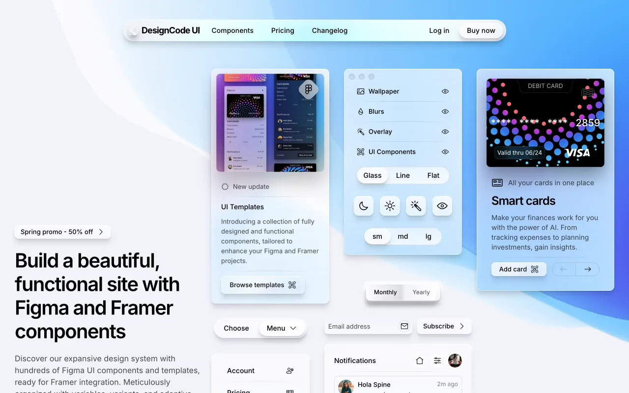 DesignCode UI — preview screenshot
