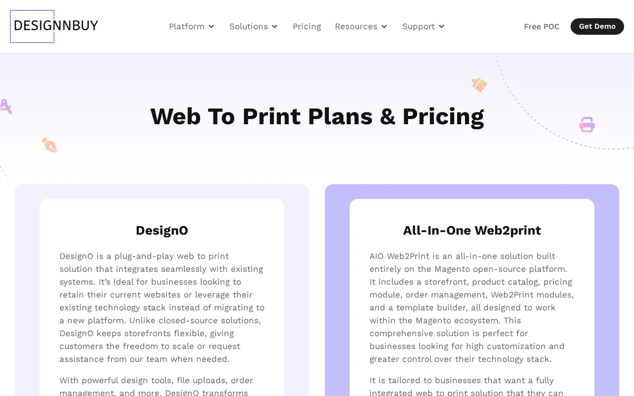 DesignNBuy — pricing page