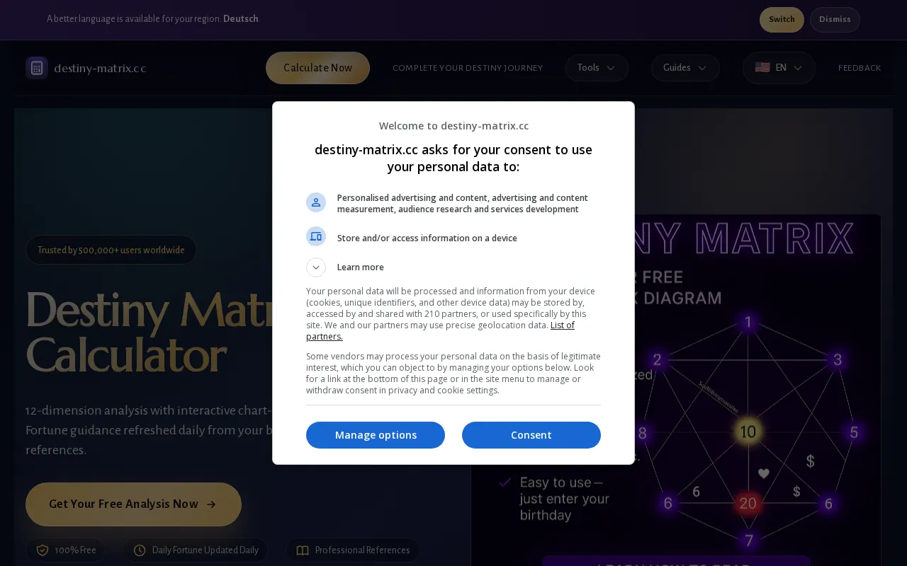 Destiny Matrix — preview screenshot