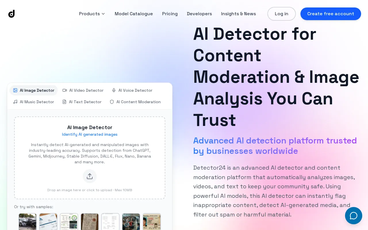 Detector24 — preview screenshot