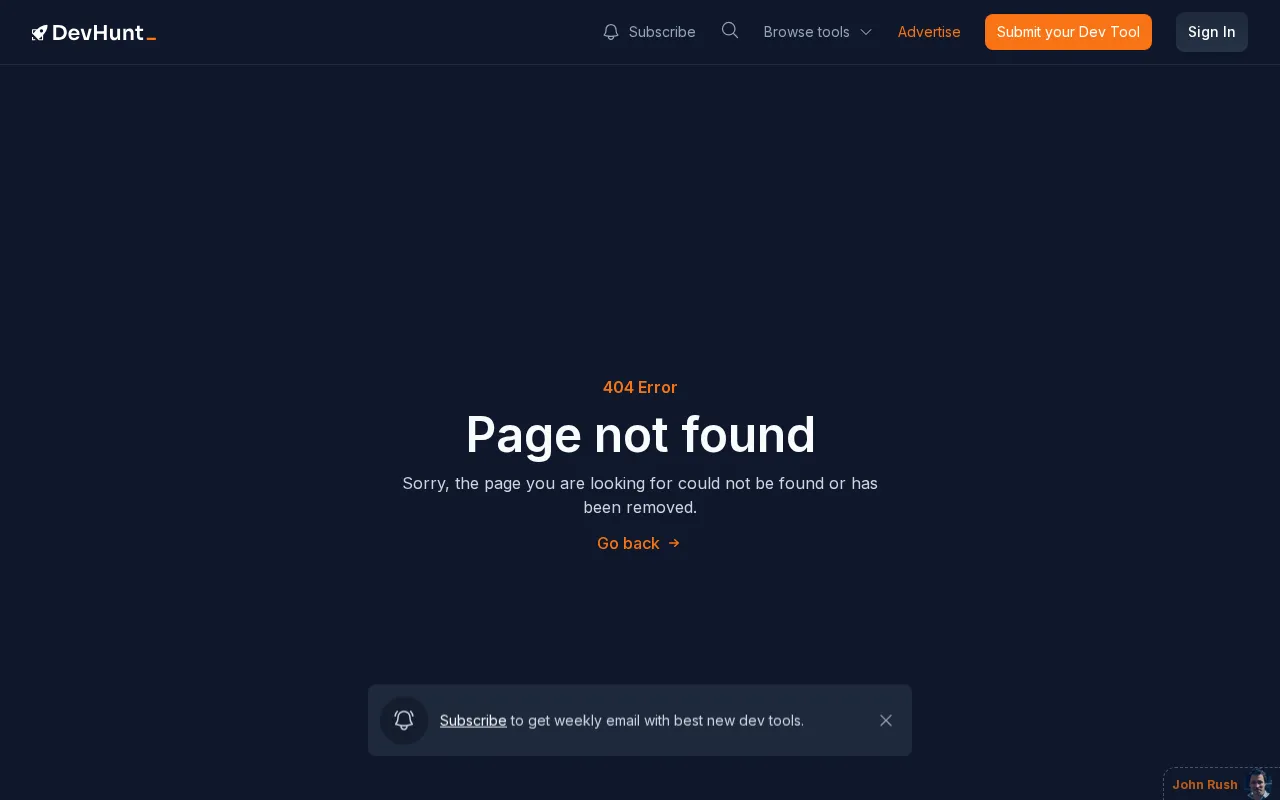 Dev Hunt — pricing page