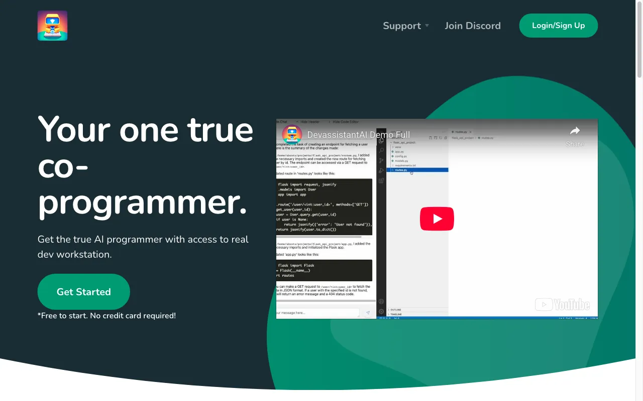 DevAssistant.AI — preview screenshot