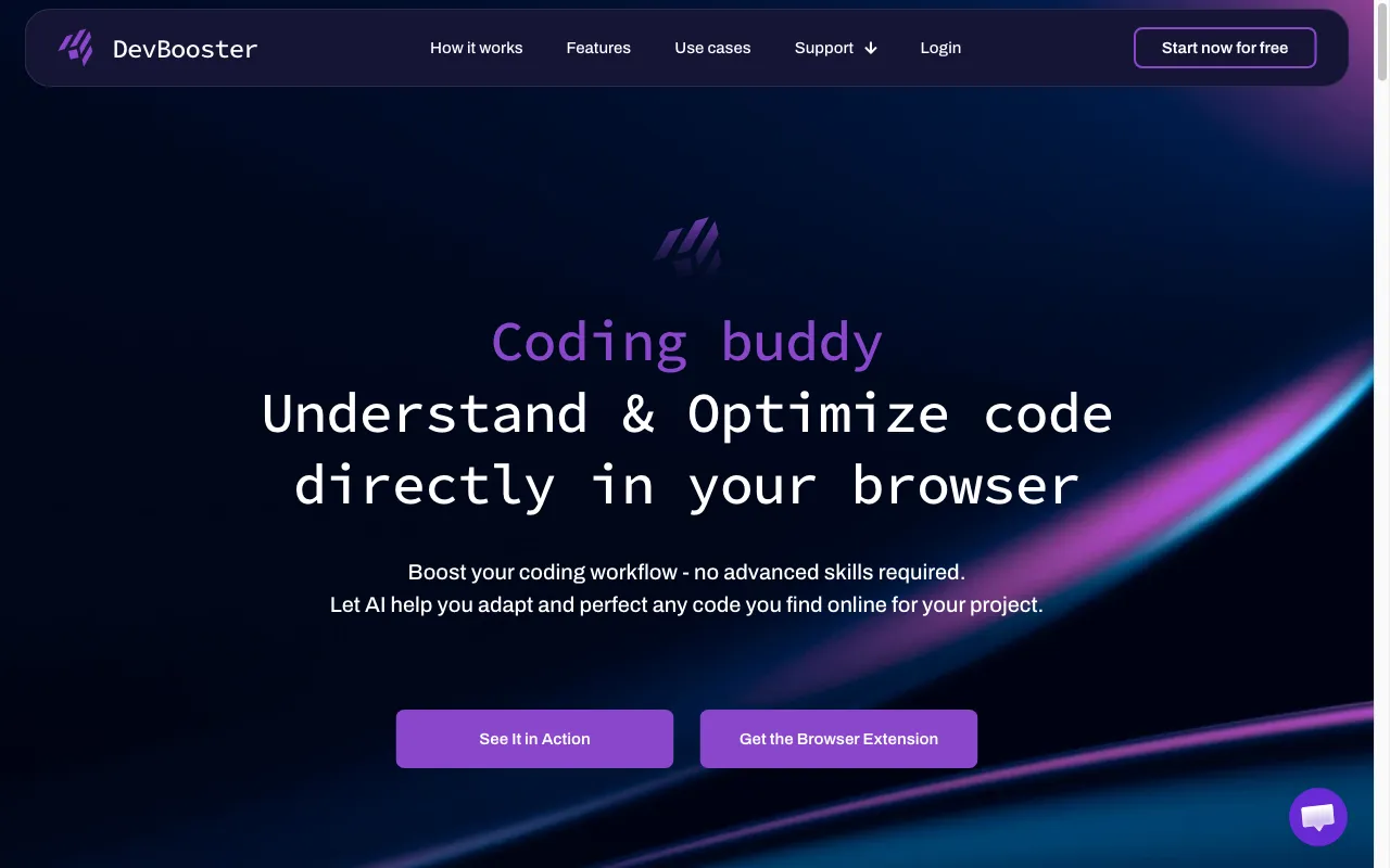 DevBooster — preview screenshot