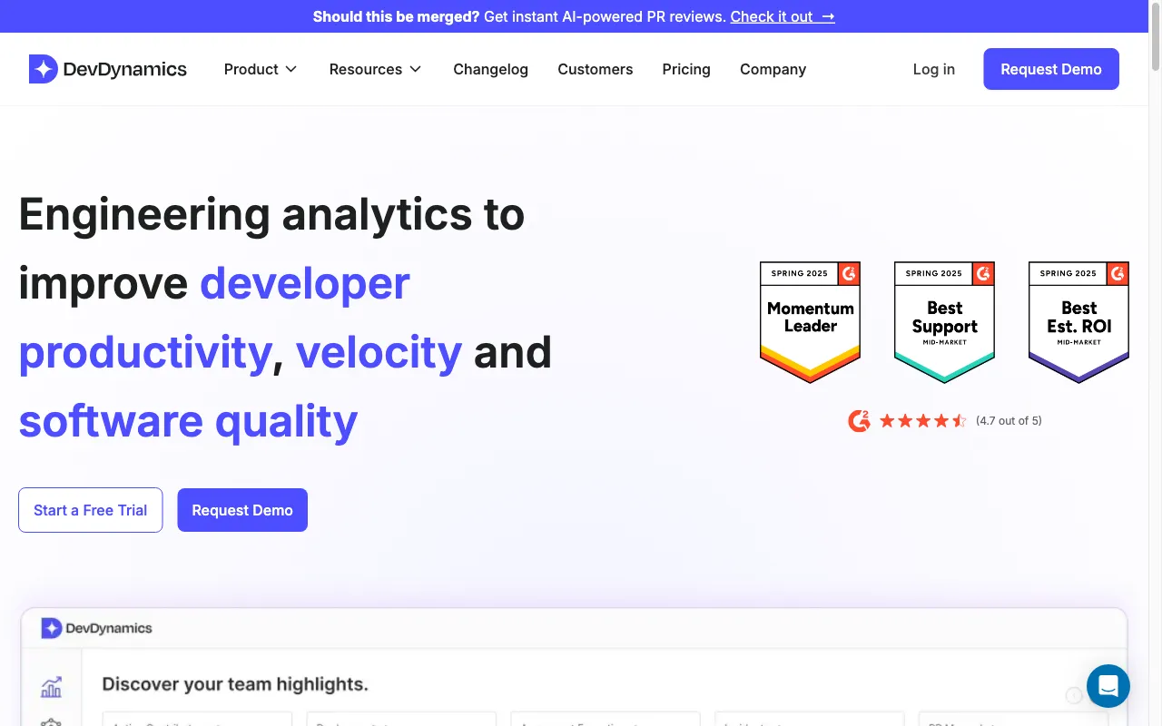 DevDynamics — preview screenshot