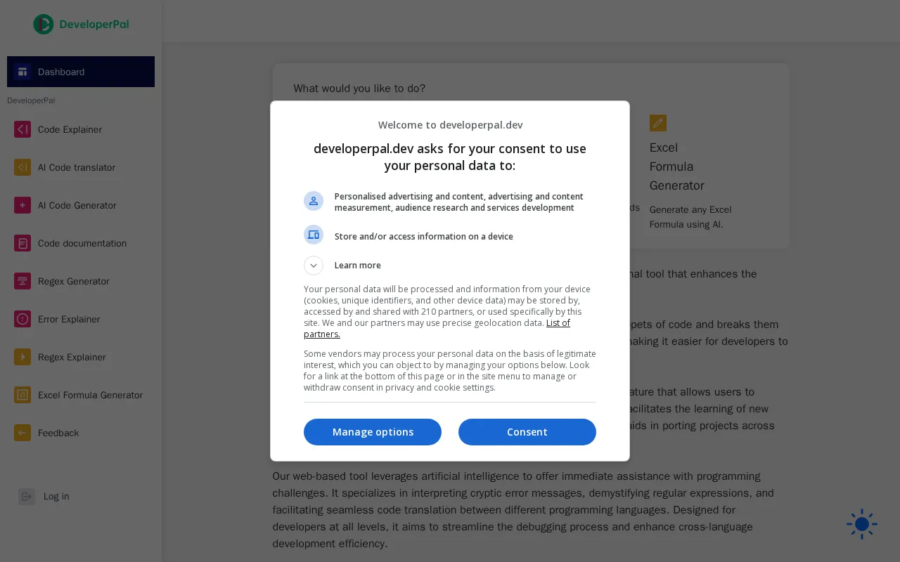 DeveloperPal — preview screenshot