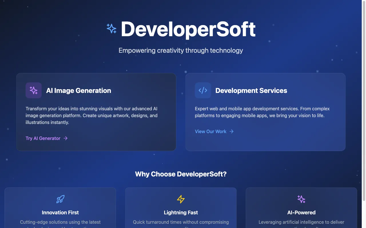 Developersoft — preview screenshot