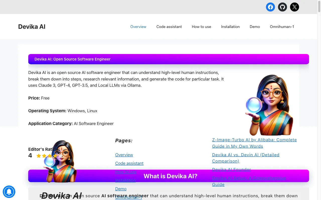 Devika AI — preview screenshot