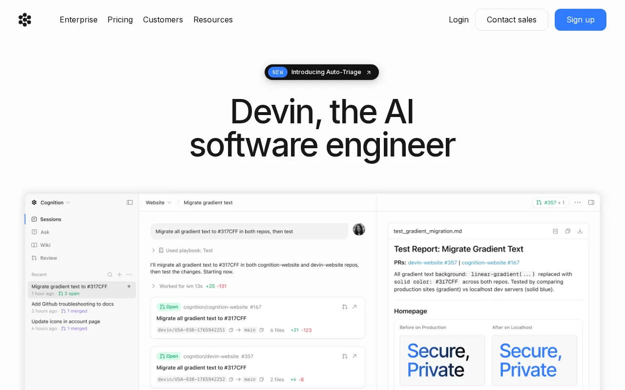 Devin — preview screenshot