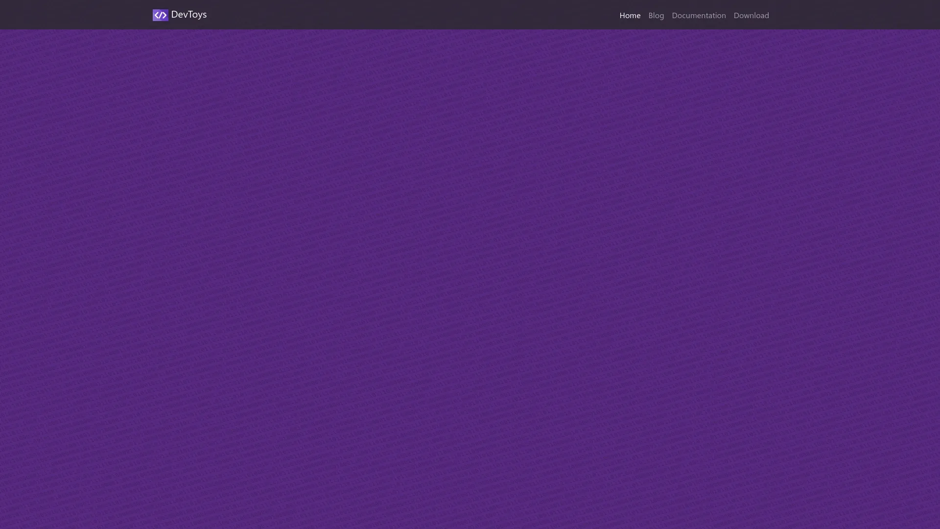 DevToys — preview screenshot