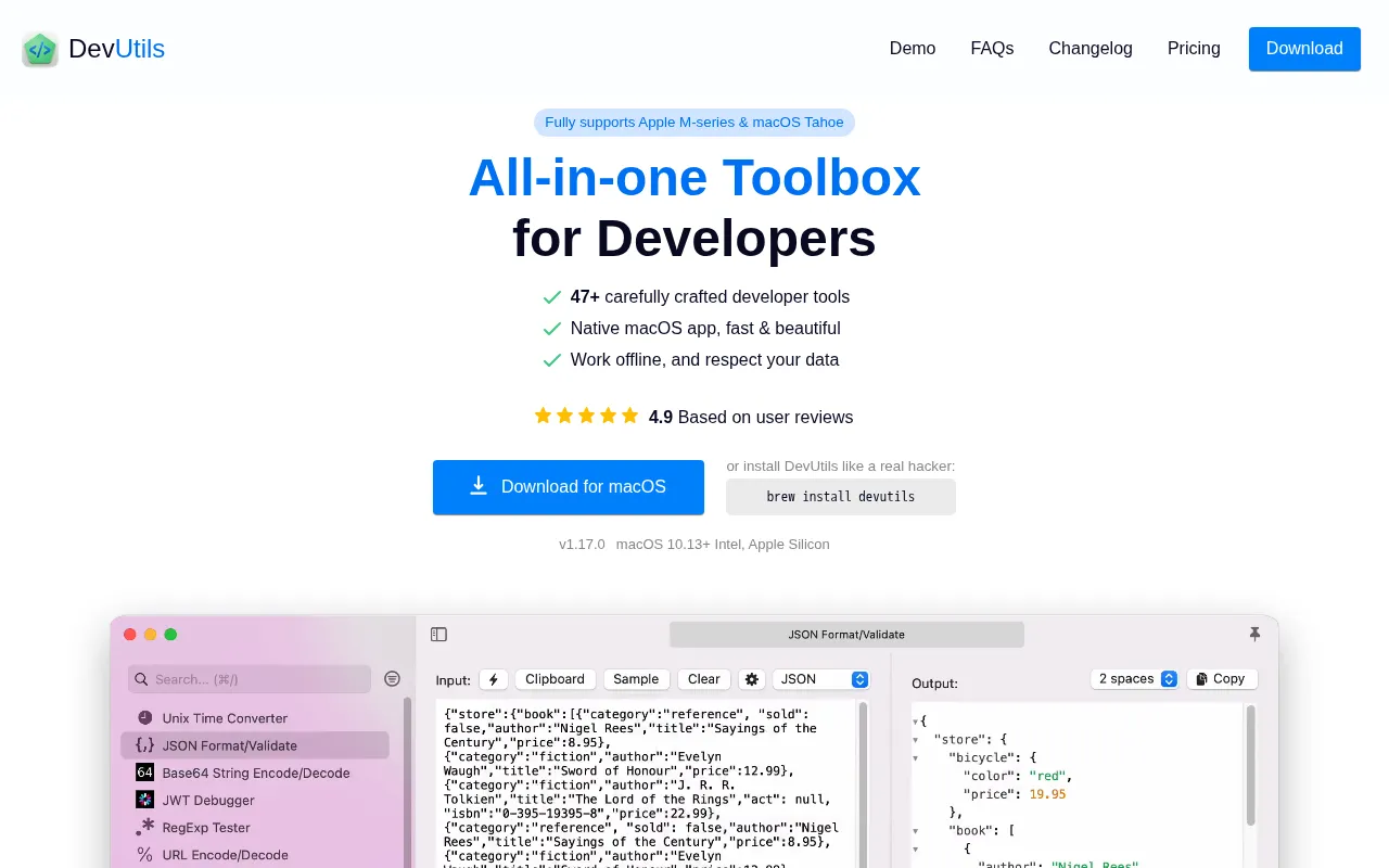 DevUtils — preview screenshot
