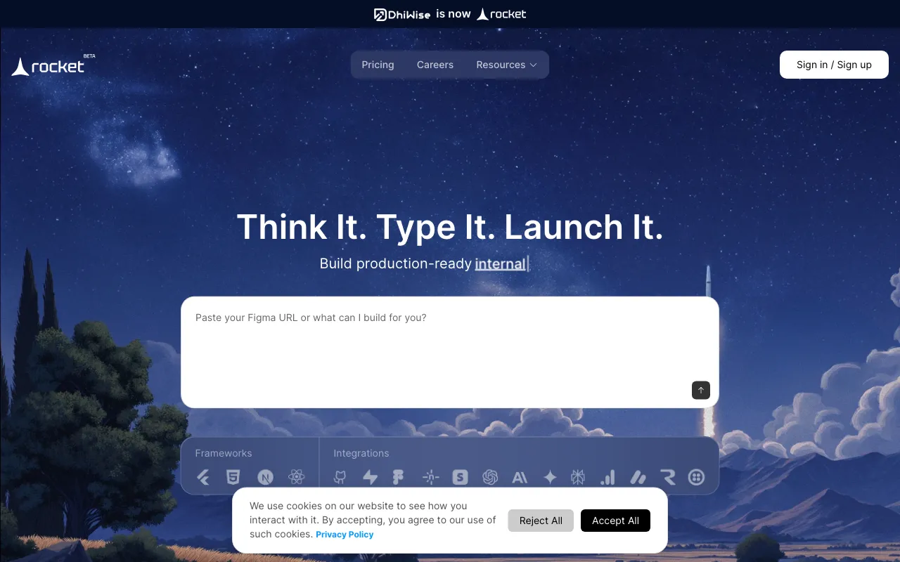 DhiWise — preview screenshot