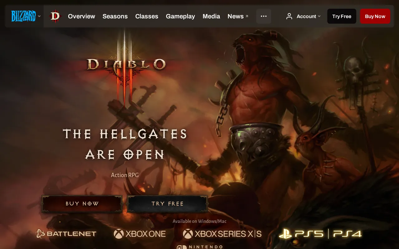 Diablo III — preview screenshot